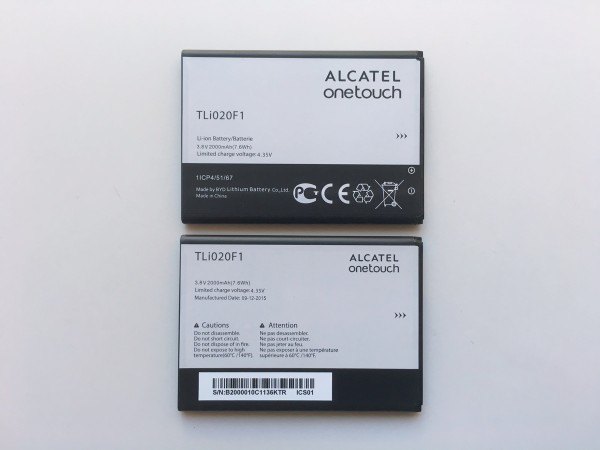Оригинална батерия Alcatel TLi020F1